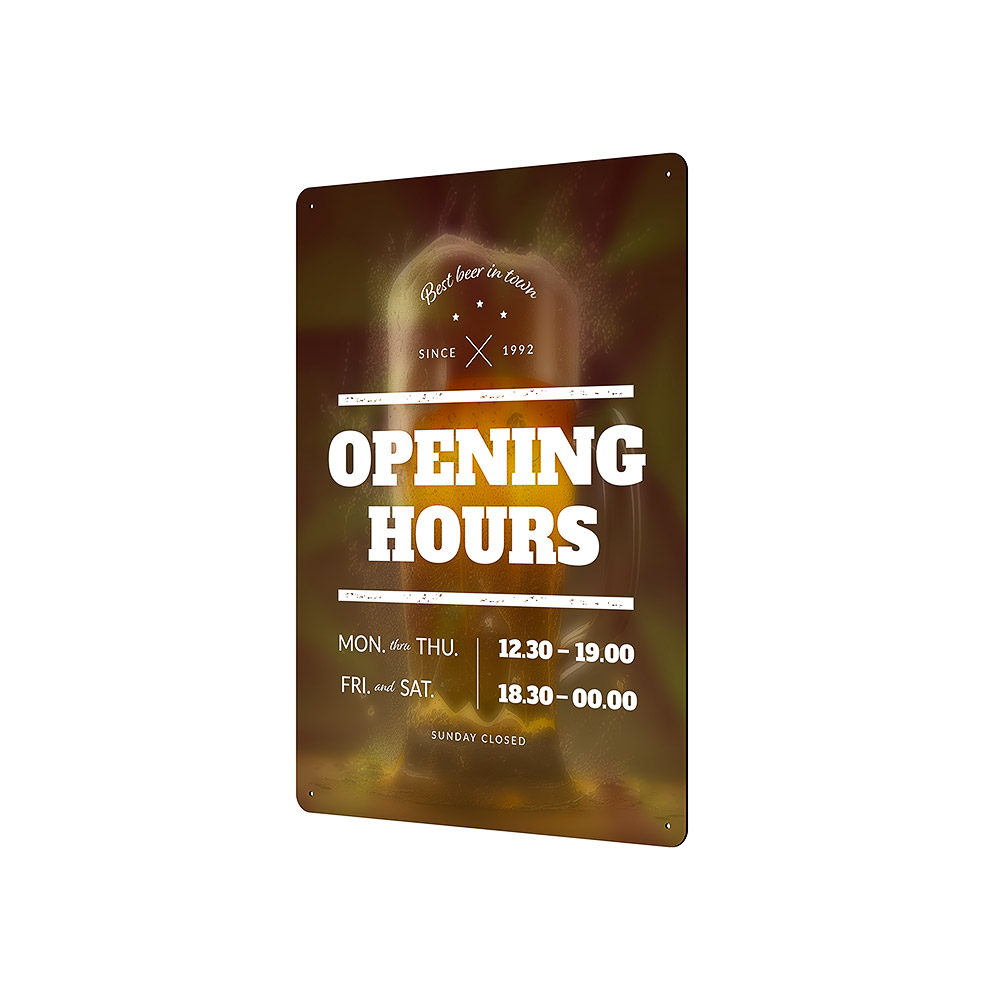 Outdoor Wall Sign